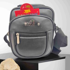 Pauline Compact Black Crossbody Sling Bag (4M)